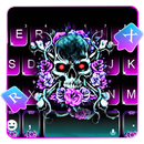 ثيم لوحة المفاتيح Rose Skull APK