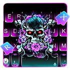 ثيم لوحة المفاتيح Rose Skull أيقونة