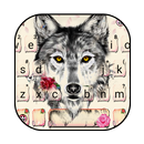 Rose Wolf Tattoo Keyboard Them APK