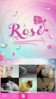 Tema Keyboard Rose imagem de tela 2