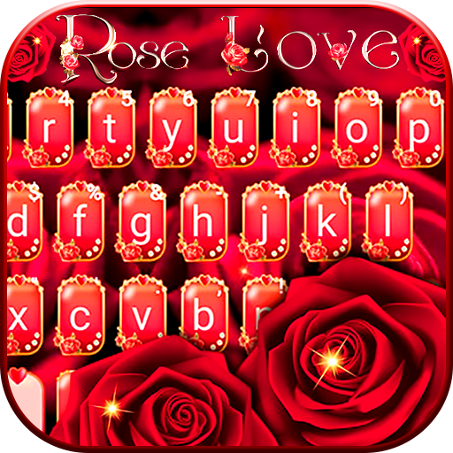 Rose Love Tema de teclado