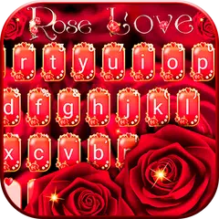 Descargar APK de Rose Love Tema de teclado