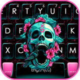 Tema Keyboard Roses Floral Sku