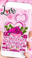 Motywy Roses Hearts plakat