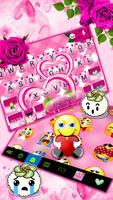 Teclado Roses Hearts imagem de tela 2