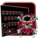 Thème de clavier Roses Skull T APK