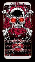 Roses Skull Tattoo Poster