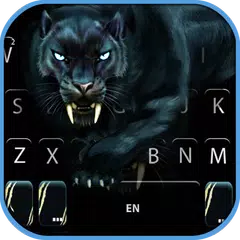 Scary Black Panther Tastatur-T APK Herunterladen