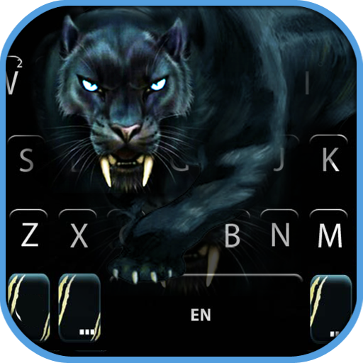 Scary Black Panther Tastatur-T