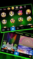 Tema Keyboard Scary Creepy Monster imagem de tela 3