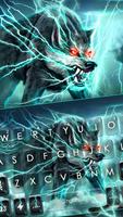 Scary Lightning Wolf poster