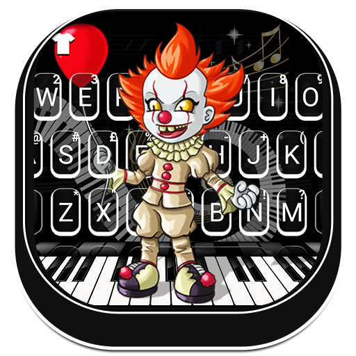 Scary Piano Clown Tastaturhint