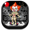 Scary Piano Clown Keyboard Bac