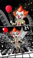 最新版、クールな Scary Piano Clown のテー ポスター