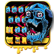 Tema Keyboard Scary Skull Graf