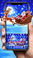 Clavier Santa Christmas Affiche