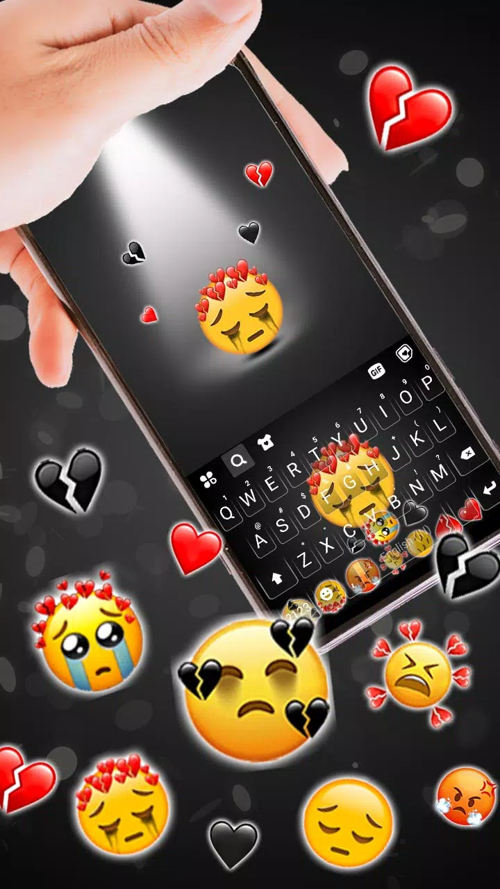 Tải xuống APK Bàn phím Sad Emojis Gravity cho Android