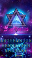 Sagittarius Tastatur-Thema Plakat