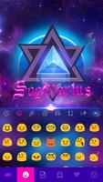 Tema Keyboard Sagittarius imagem de tela 1