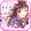 Hình nền bàn phím Sakura Anime