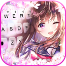 Fond de clavier Sakura Anime G APK