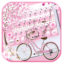 Sakura Bicycle Tema de teclado APK
