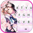 الكيبورد Sakura Breeze Girl APK