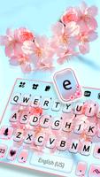 خلفية الكيبورد Sakura Flower تصوير الشاشة 1