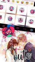 Fond de clavier Sakura Love capture d'écran 2