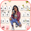 Selfie Cool Girl Tastaturhinte