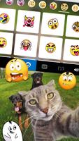 Selfie Cat Klavye Arkaplanı Ekran Görüntüsü 2