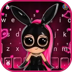 Baixar Tema Keyboard Sexy Bunny Girl APK