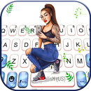 الكيبورد Sexy Girl Selfie APK
