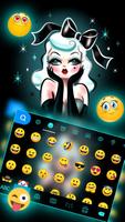 Tema Keyboard Sexy Girl imagem de tela 2