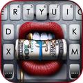 Sexy Lips Dollar Tema Tastiera