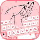 Hands Love Keyboard Theme APK