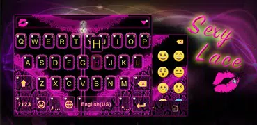 Sexy Lace Kika Keyboard Theme