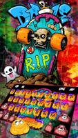 Chủ Đề Bàn Phím Skate Graffiti ảnh chụp màn hình 1