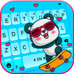 Фон клавиатуры Skater Cool Panda