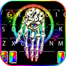 Thème de clavier Skeleton Eye APK
