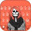 Hình nền bàn phím Skeleton Girl
