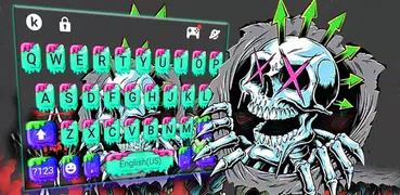 最新版、クールな Skeleton Graffiti のテー