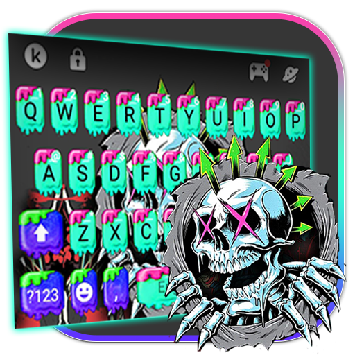 最新版、クールな Skeleton Graffiti のテー