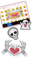 Skeleton Love Heart Tastaturhi Screenshot 2