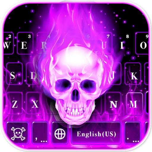 Skeleton Tastatur-Thema
