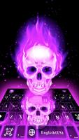 Skeleton Tema de teclado Poster