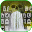Skull Waterfall Live Tastaturhintergrund
