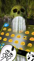 Skull Waterfall Live Tastaturhintergrund Screenshot 2