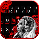 Tema Keyboard Skull Bride Mask ícone