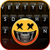 Fond de clavier Skull Emoji icône